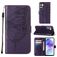 Mobigear Butterfly Housse Samsung Galaxy A55 Etui Porte-Monnaie - Violet