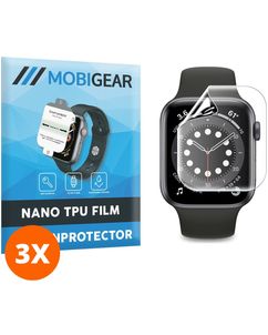 Mobigear Apple Watch - 40 mm Protection d'écran Film - Compatible coque (Lot de 3)
