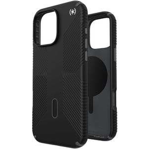 Speck Presidio2 Grip Coque iPhone 16 Pro Max MagSafe Coque arrière Rigide Anti-Chocs - Noir