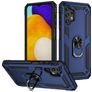 Mobigear Armor Ring Coque Samsung Galaxy A13 4G Coque arrière Rigide Anti-Chocs avec Anneau-Support - Bleu