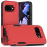 Mobigear Heavy Armor Coque Google Pixel 9a Coque arrière Rigide Anti-Chocs - Rouge