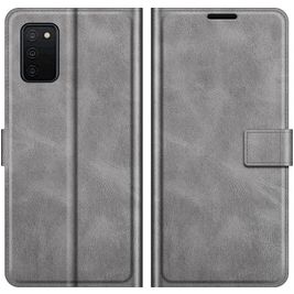 Mobigear Wallet Housse Samsung Galaxy A03s Etui Porte-Monnaie - Gris