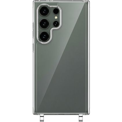 Mobigear Mix & Match Transparent Samsung Galaxy S24 Ultra TPU souple Coque avec cordon - Transparent