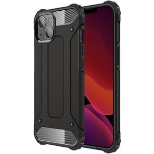 Mobigear Outdoor Coque iPhone 13 Coque arrière Rigide Anti-Chocs - Noir