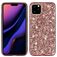 Mobigear Glitter iPhone 11 Plastique rigide Coque arrière - Rose doré