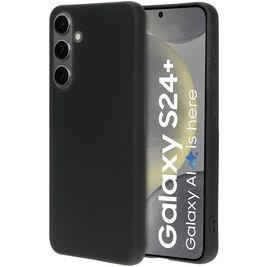 Mobiparts Coque Samsung Galaxy S24 Plus Coque arrière en Silicone - Noir