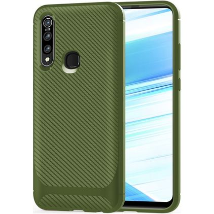 Mobigear Racing Coque OPPO A31 Coque arrière en TPU Souple - Vert