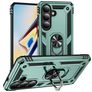 Mobigear Armor ring Coque Samsung Galaxy S26 Coque arrière Rigide Anti-Chocs avec Anneau-Support - Vert