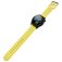 Mobigear Bumpy Bracelet Silicone Smartwatch Fermeture boucle ardillon - Connexion universelle de 22 mm - Jaune