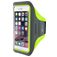 Mobiparts Comfort Fit Brassard Téléphone iPhone 6 Brassard Coque de Sport en Neoprène - Neon Green