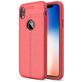 Mobigear Luxury Coque iPhone XS Coque arrière en TPU Souple - Rouge