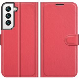 Mobigear Classic Samsung Galaxy S22 Étui Portefeuille - Rouge