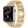 Mobigear Dragon Bracelet Acier Apple Watch Fermeture boucle déployante - 49/46/45/44 mm - Or