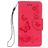 Mobigear Butterfly Housse iPhone XS Etui Porte-Monnaie - Rouge