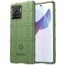 Mobigear Rugged Shield Coque Motorola Edge 30 Ultra Coque arrière en TPU Souple Anti-Chocs - Vert