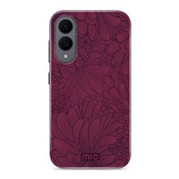 MIO Coque Samsung Galaxy S25 Edge MagSafe Coque arrière Rigide - Berry Blooms