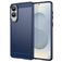 Mobigear Brushed Slim Coque Samsung Galaxy S25 Edge Coque arrière en TPU Souple - Bleu