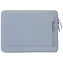 Mobigear Dual Zip Pochette Ordinateur portable 13 Pouces Housse ordinateur - bleu acier