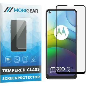 Mobigear Premium Motorola Moto G9 Power Verre trempé Protection d'écran - Compatible Coque - Noir