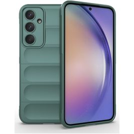 Mobigear Bumpy Coque Samsung Galaxy A35 Coque arrière en TPU Souple - Vert
