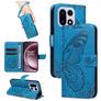 Mobigear Butterfly Housse OnePlus 15 Etui Porte-Monnaie - Bleu