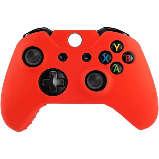 Mobigear Classic Coque Xbox One controller (model 1537 / 1697) Thin Coque en Silicone Souple - Rouge
