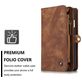 Caseme 008 Housse iPhone 6s Etui avec Coque Détachable Porte-Monnaie - Marron