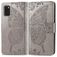 Mobigear Butterfly Housse Samsung Galaxy A41 Etui Porte-Monnaie - Gris