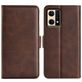 Mobigear Slim Magnet Housse OPPO Reno 7 4G Etui Porte-Monnaie - Marron