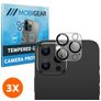 Mobigear iPhone 12 Pro Verre trempé Protection Caméra - Compatible Coque (Lot de 3)