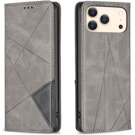 Mobigear Rhombus Slim Housse iPhone 17 Pro Etui - Gris