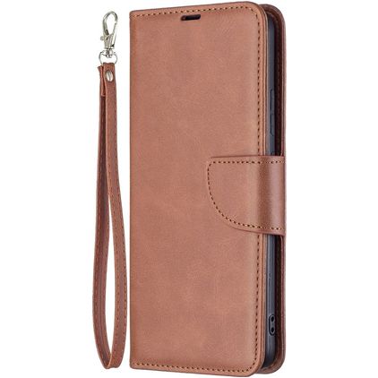 Mobigear Excellent Housse Xiaomi Redmi Note 11T Etui Porte-Monnaie - Marron