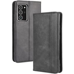 Mobigear Sensation Housse Samsung Galaxy Note 20 Ultra Etui Porte-Monnaie - Noir