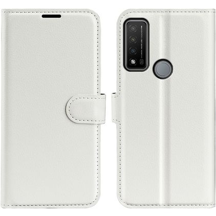 Mobigear Classic Housse TCL 20 R 5G Etui Porte-Monnaie - Blanc