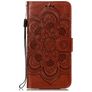 Mobigear Mandala Housse iPhone 11 Etui Porte-Monnaie - Marron