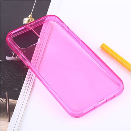 Mobigear Colors Coque iPhone 11 Pro Coque arrière en TPU Souple - Rose