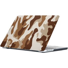 Mobigear Design MacBook Air 15 Pouces (2023-2025) Coque - Desert Camauflage - Model A2941 / A3114 / A3241