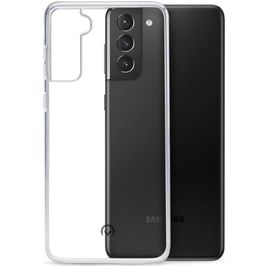 Mobilize Gelly Coque Transparente Samsung Galaxy S21 Plus Coque arrière en TPU Souple - Transparent