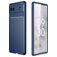 Mobigear Racing Coque Google Pixel 6a Coque arrière en TPU Souple - Bleu