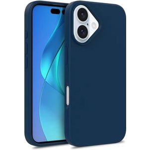Mobigear Bio Coque iPhone 16 Coque arrière en Eco-Friendly - Bleu