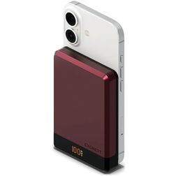 Cygnett MagSlim - Batterie externe Simple USB-C 10.000 mAh 15W - Compatible MagSafe - Cherry