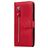 Mobigear Zipper Huawei P Smart (2020) Étui Portefeuille - Rouge