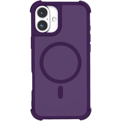 Mobigear Armor Shield Coque iPhone 16 Plus MagSafe Coque arrière Rigide - Violet