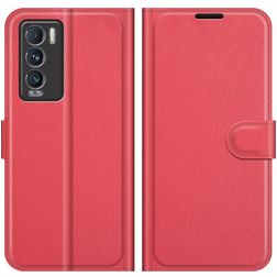 Mobigear Classic Housse Realme GT Master Edition Etui Porte-Monnaie - Rouge