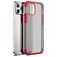 Mobigear Shockproof Coque iPhone 12 Pro Max Coque arrière Rigide Anti-Chocs - Rouge