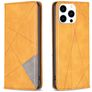 Mobigear Rhombus Slim Housse iPhone 16 Pro Etui - Cognac