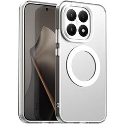Mobigear Shockproof Coque Xiaomi 15T MagSafe Coque arrière Rigide - Blanc