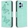 Mobigear Butterfly Xiaomi Redmi Note 12 Étui Portefeuille - Vert