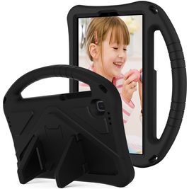 Mobigear AeroArmor Coque Samsung Galaxy Tab A7 Lite Coque de tablette pour enfants avec Poignée Enfants en EVA + Porte-crayon - Noir
