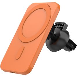 Mobigear ColorCharge MagSafe Support Voiture Grille de ventilation Magnétique Universel - Orange